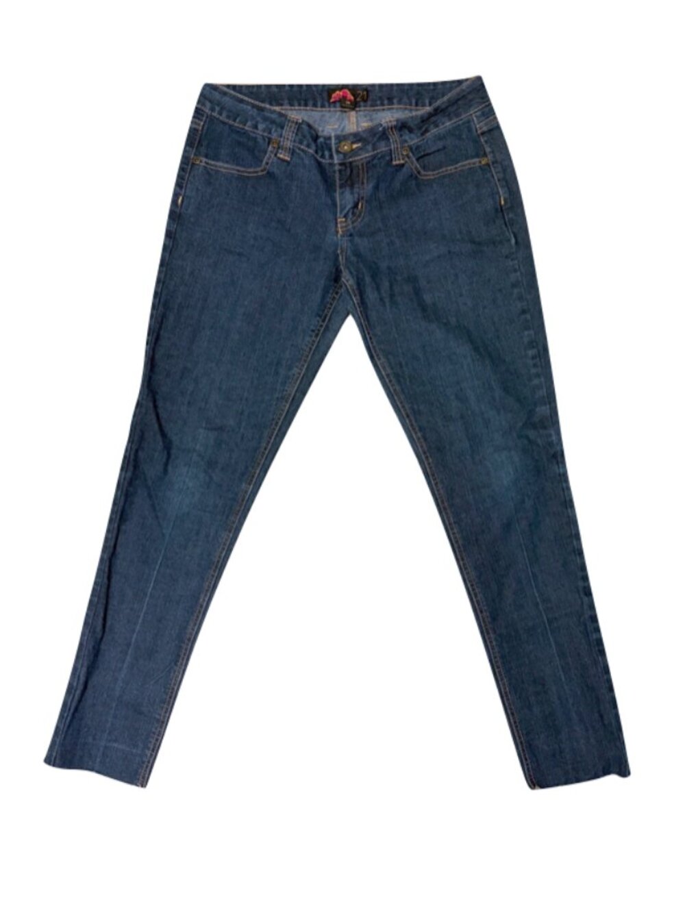 4/$29 Forever 21 womens jeans size 28 blue skinny low rise